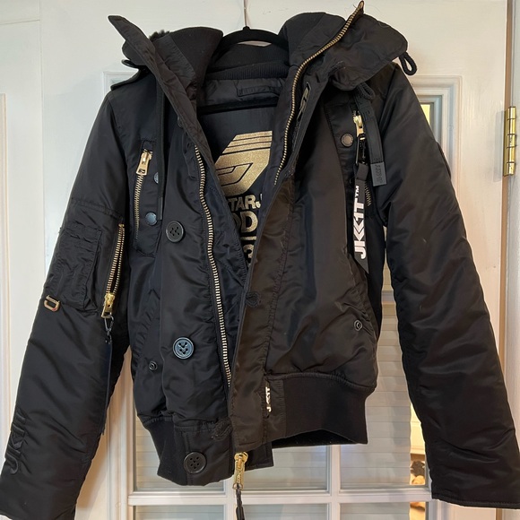 Jackets & Blazers - JK1T Small Womens Black Bomber Jacket